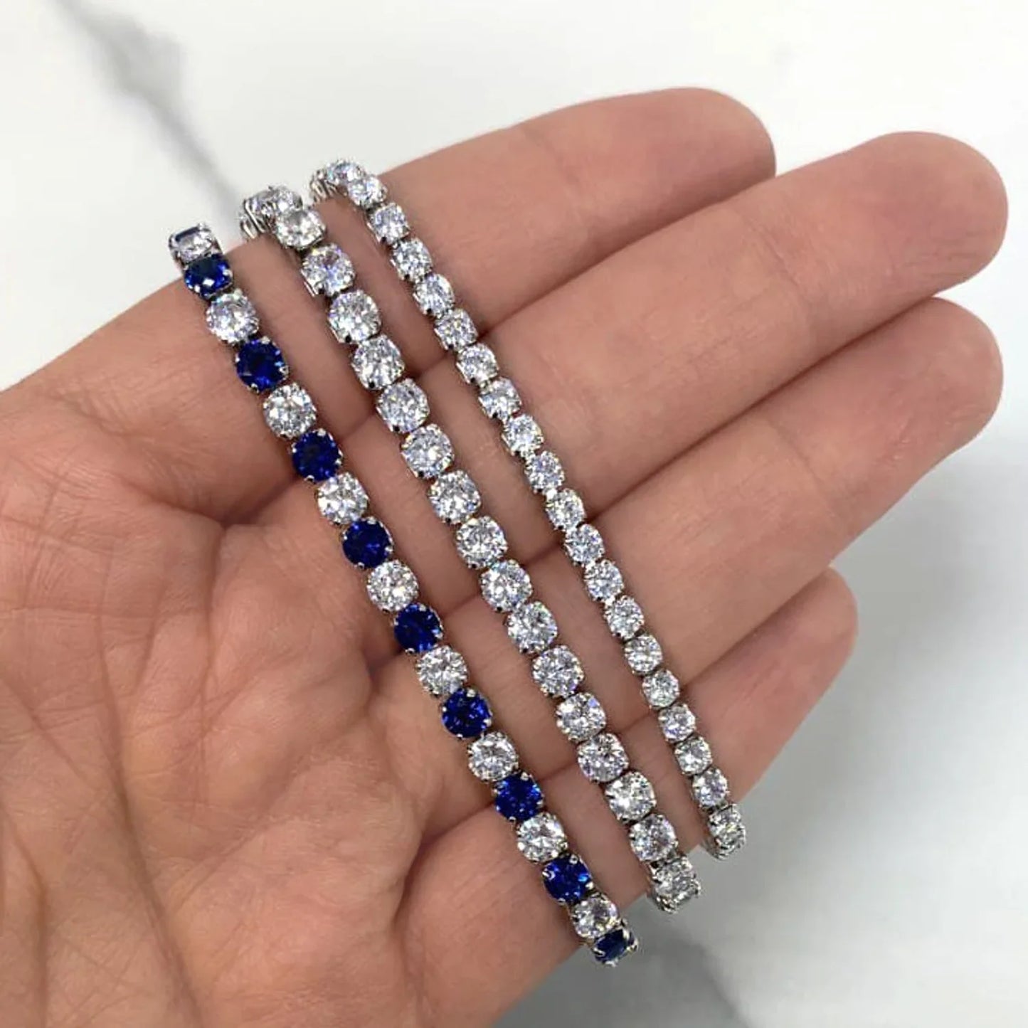Bracelet Stones Cubic Zirconia 18k Gold Filled Bundle and Save. FREE SHIPPING on orders of $100 and over. Sam's Jewelry World USA.
