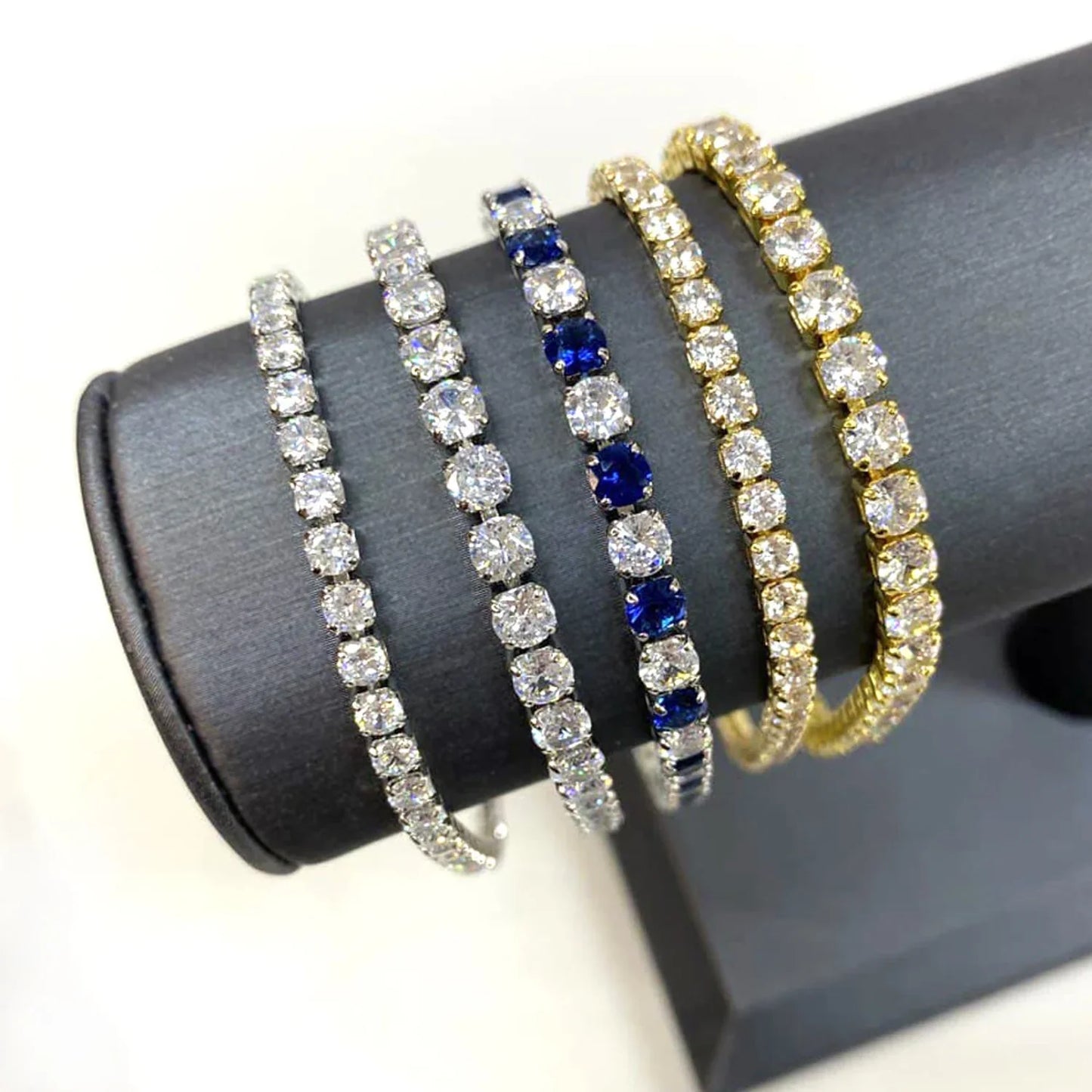 Bracelet Stones Cubic Zirconia 18k Gold Filled Bundle and Save. FREE SHIPPING on orders of $100 and over. Sam's Jewelry World USA.