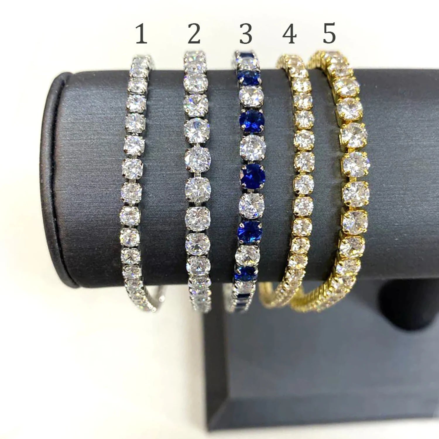 Bracelet Stones Cubic Zirconia 18k Gold Filled  Bundle and Save. FREE SHIPPING on orders of $100 and over. Sam's Jewelry World USA.
