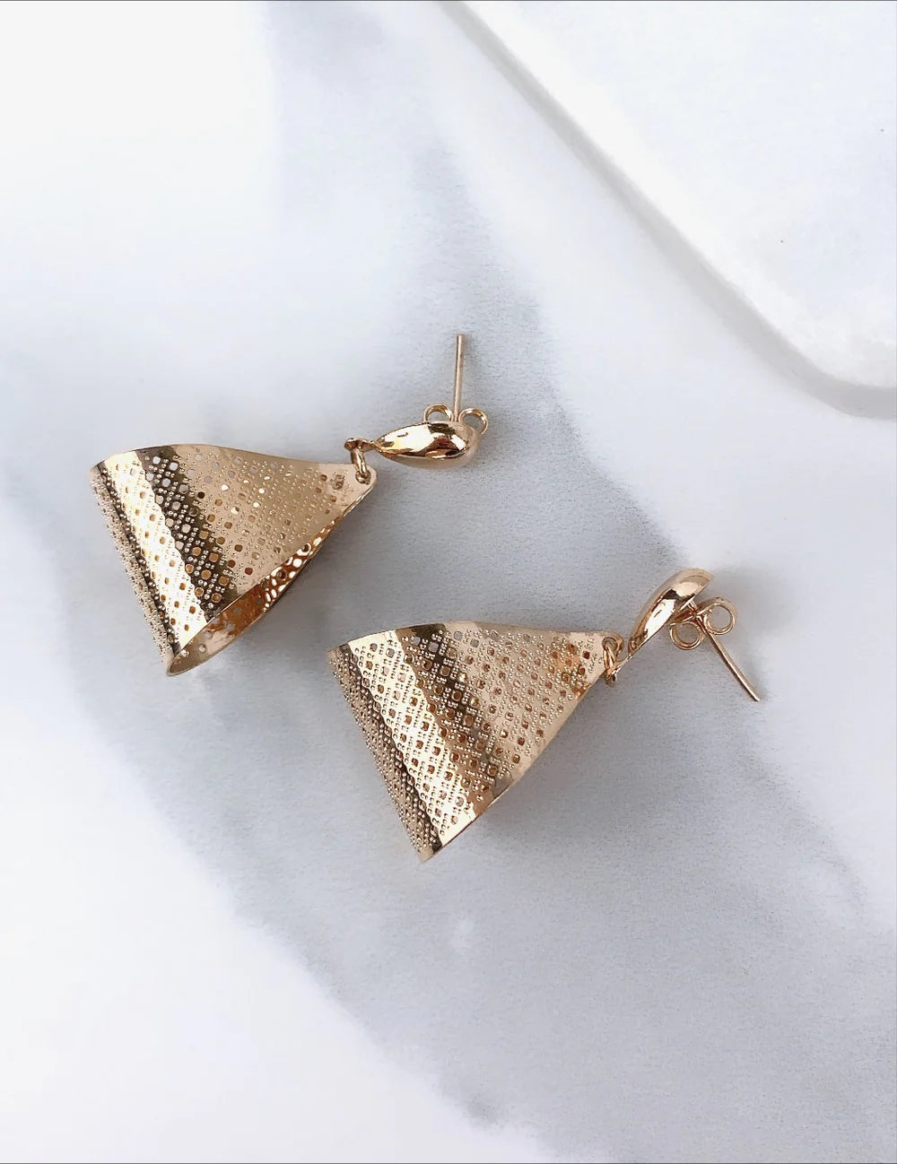 Earrings Hanging Teardrop 18k Rose Gold Filled